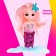 Fairy -tale hinge doll "Mermaid Kira", mix