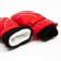 Mittens of winter children's minku, color red, rr 16 (18 cm)