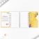 Double notebook on the crest, on the graduation "Best graduate" Soft cover, size 15 cm x 12 cm, 48 sheets