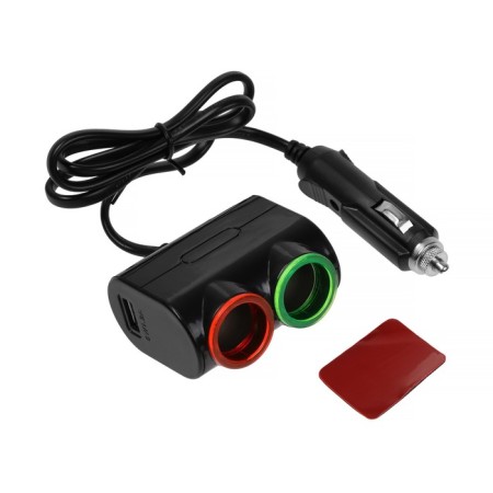 Torso cigarette lighter, 12-24 V, wire 50 cm