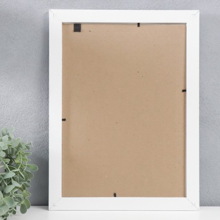 Photo frame MDF 25x35 cm "Trend", white (plastic screen)-2
