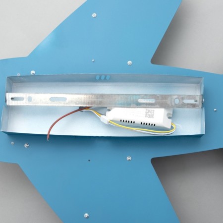 Luer with PDU "Boeing" 1xLED 80W Blue 59x54x8 cm Bayerlux-8