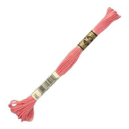 The threads of the DMC 117 (760), 12 pcs. packaged