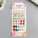 Sticker of rhinestones plastic "Gems" mix 19x8 cm