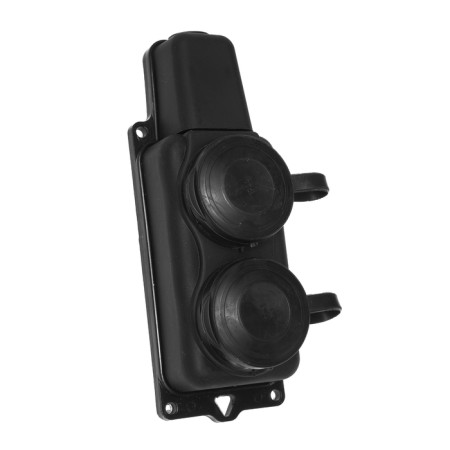 Shtepselic portable "Elect" RP 16-232, double, with salary, sprayed-1
