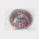 Metal sponge with a plastic ring, wicker, 20 g, mix color
