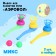 Set for the development of speech "Aerobol", 3 pcs., Mix colors