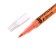 Textbook marker 0.5-3.5 mm Erichkrause Visioline V-16 Brush Neon, bilateral, orange neon, water-based ink