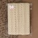 Knitted lace, 45 mm × 10 ± 1 m, beige color