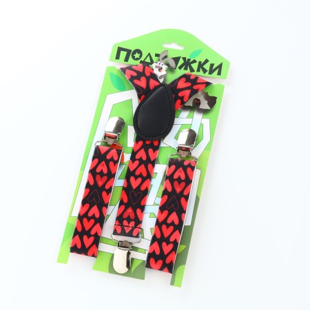 Building Baby "chosen", width 2.5 cm, black/red color
