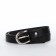 Building belt, width 2.1 cm, screw, metal buckle, black color