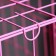 A cell with a dog for dogs, 130 x 60 x 70 cm, pink