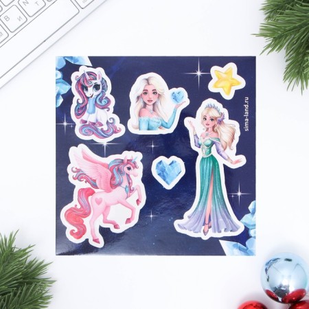 Letter to Santa Claus "Princess", with stickers-2