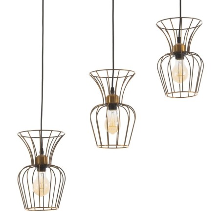 Freight Bayerlux lamp 3he27 40W gold 16x50x23-123cm-1