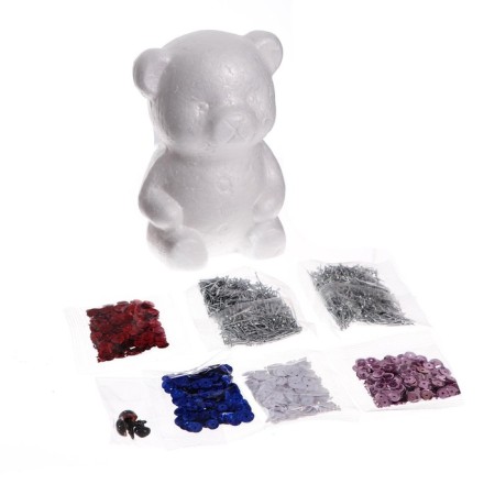 Application with sequins "Panda"-3