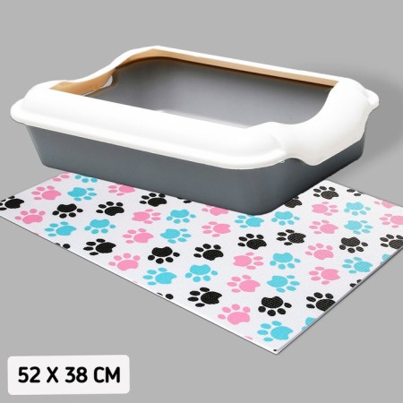 Rug for a bowl “dark paws”, 52x38x0.3cm-2