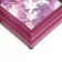 Photo frame-collage "Love" in 3 photos, burgundy (plastic screen)