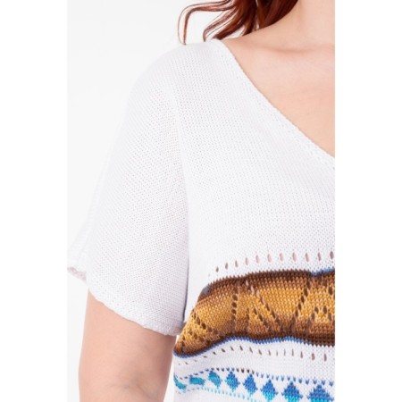 Female jumper, size 56, white color-10