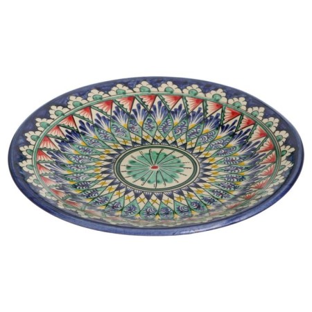 Largan Rishtan ceramics "Patterns", 28 cm, blue-3