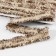Decorative braid “Twydal”, bilateral, 30 mm, 5 ± 0.5 m, coffee color