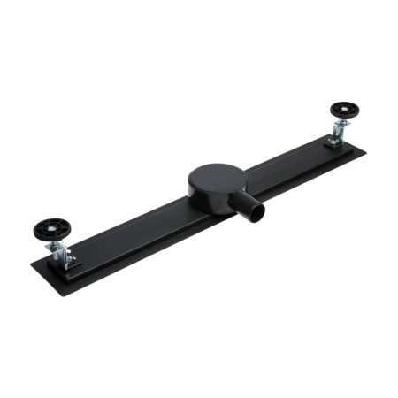 TIM BAD557002BK, 70 x 700 mm, tiles, siphon with a rotation angle of 360 °, black-matte-4