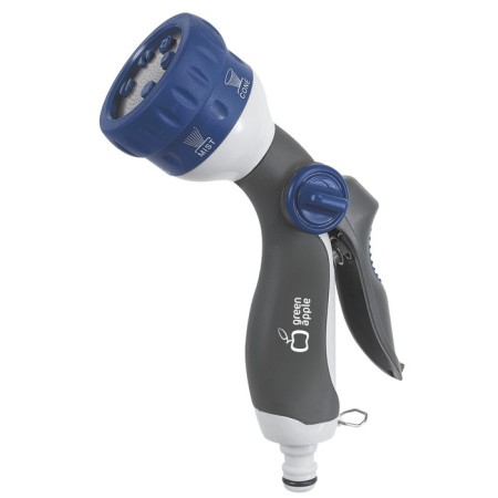 Pistol for irrigation, 6 modes, under connector, plastic