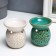 Aroma lamp ceramics "Flower and curls" mix 7.5x7x7 cm
