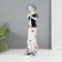 Souvenir Ceramics "Madmoiselle in a hat with a rose in the hands" Cobalt 28x7.5x8.5 cm