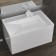 Snow -out sink uperwood lotus, 80 cm, rectangular, white glossy