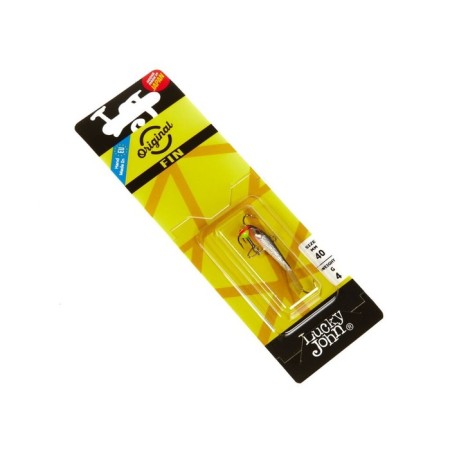 Balancir Lucky John Fin 3 + tee, 4 cm, color 13h blister-6