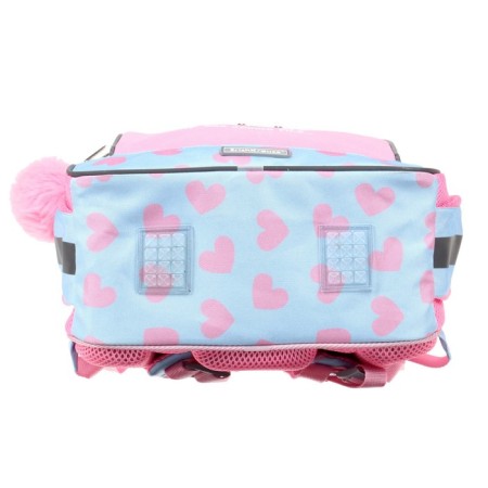 School backpack Erich Krause Ergoline 15l, 39 x 28 x 14 cm, ergonomic back, Pastel Princess 56780-6