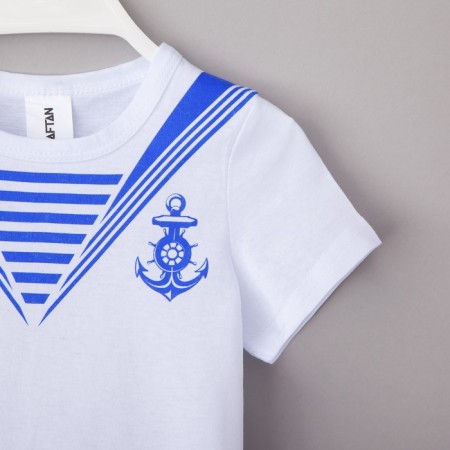 T-shirt Children's KAFTAN "Sailor", white, height 86-92 (28)-6