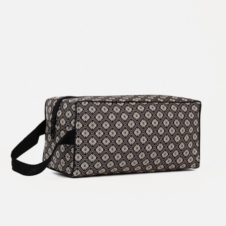 Lightning cosmetic bag, brown color