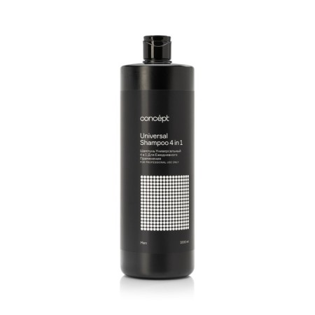 Universal shampoo 4 in 1 Concept for daily use, 1000 ml