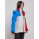 Ski jacket female winter, size 44, red color