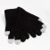 Female gloves for sensory screens, black color, size 7-8 (18-20)