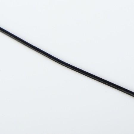 Weaving cord, genuine leather, d = 2 mm, 10 ± 0.5 m, black color-5
