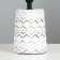 Label table lamp E14 40W Black and White 19x19x30 cm Risalux