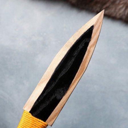 Souvenir wooden weapon "Kunai", 23 cm, array of ash-2