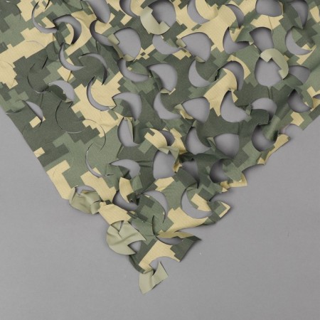 Masking mesh, 6 × 2.2 m, green-gray, “wormwood landscape”-2