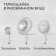 Polycarbonate thermo-shayba, d = 38 mm, UV protection, transparent, set 25 pcs.