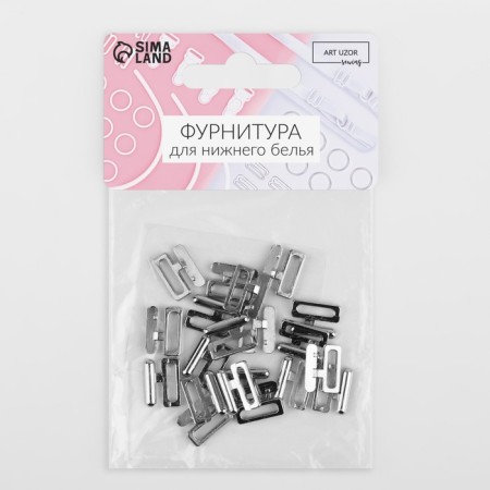 Flotter for a swimsuit, metal, 10 mm, 10 pcs, silver color-3