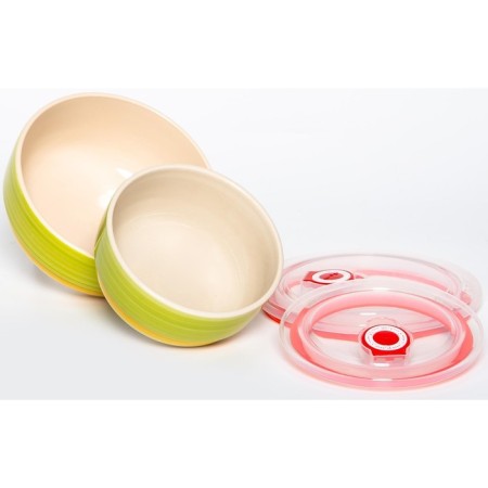Elrington Saletniks set “Airgraph. Green meadow ", with plastic lids, 2 pcs-2