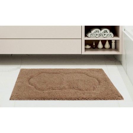 Set of bathroom rugs, size 60x100 cm, 50x70 cm, cappuccino color