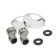 Bath mixer Zein Z2079CR, Cran-Box Brass 1/2, with shower, brass, chrome