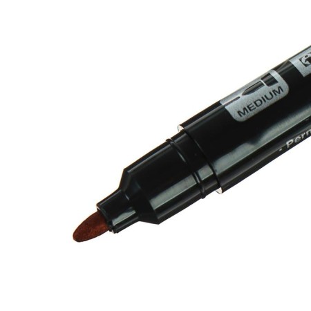 Permanent marker 0.7-1.0 mm, luxor 150, bilateral, bullet, black-5