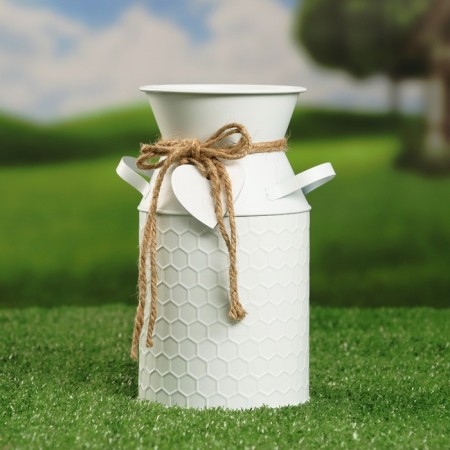 Kashpo - Vase "Kira" Belaya, 19x10x10cm-1
