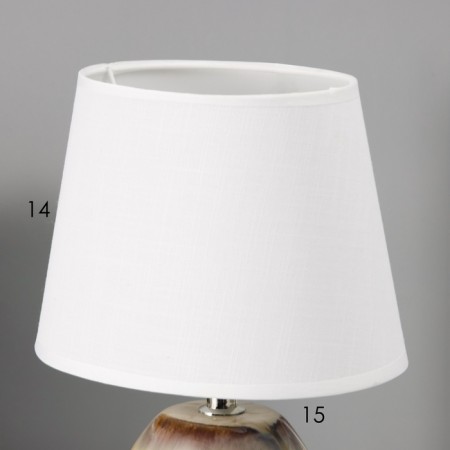 Board lamp with lampshade Risalux "Evita", E14, 40 W, 20 × 15 × 30 cm-2