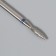 Diamond cutzes for manicure "Flame", medium grain, 2.5 × 10 mm, in a plastic case