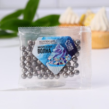 Sprinking confectionery: gray, Easter, 25 g.-1
